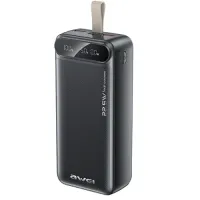 Awei PA-12 30000mAh Fast Charging Black Power Bank